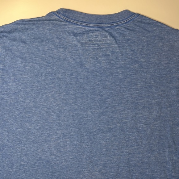 Hurley Premium Fit Cotton-Blend Blue Hurley Logo Short Sleeve Tee - Medium - Picture 7 of 13